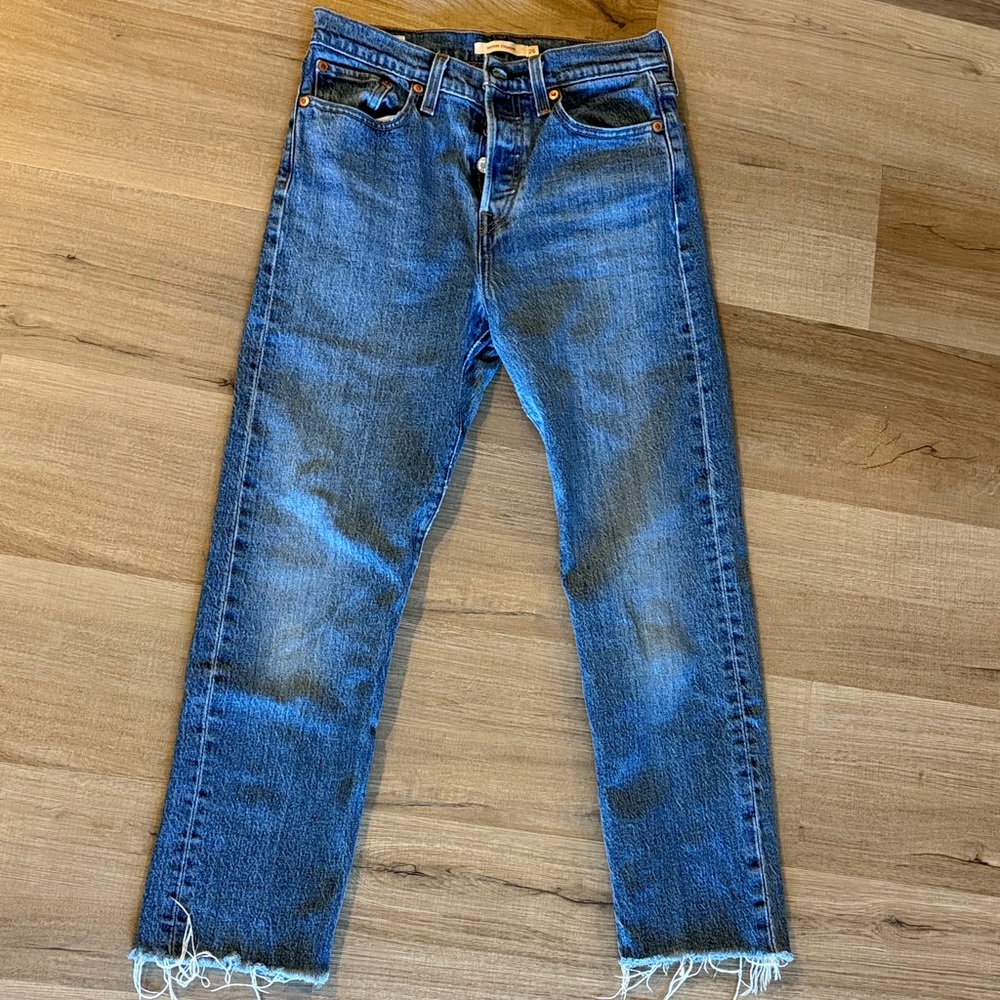 Levi's Classic Straight Leg Blue Jeans